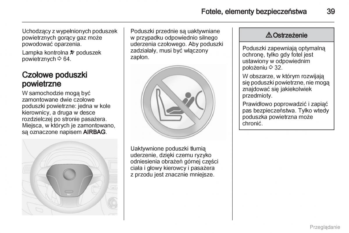 Opel Combo D instrukcja obslugi / page 40