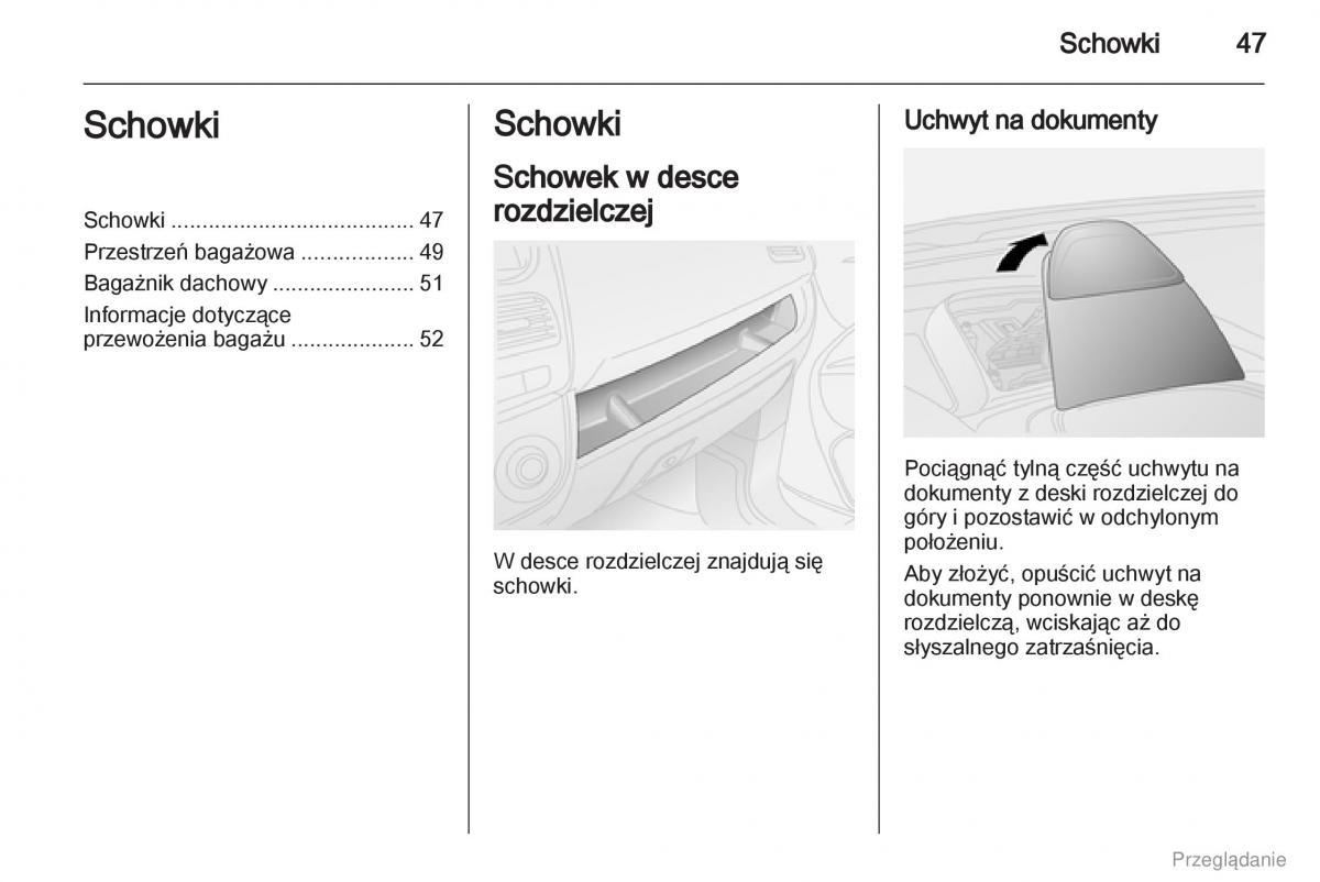 Opel Combo D instrukcja obslugi / page 48