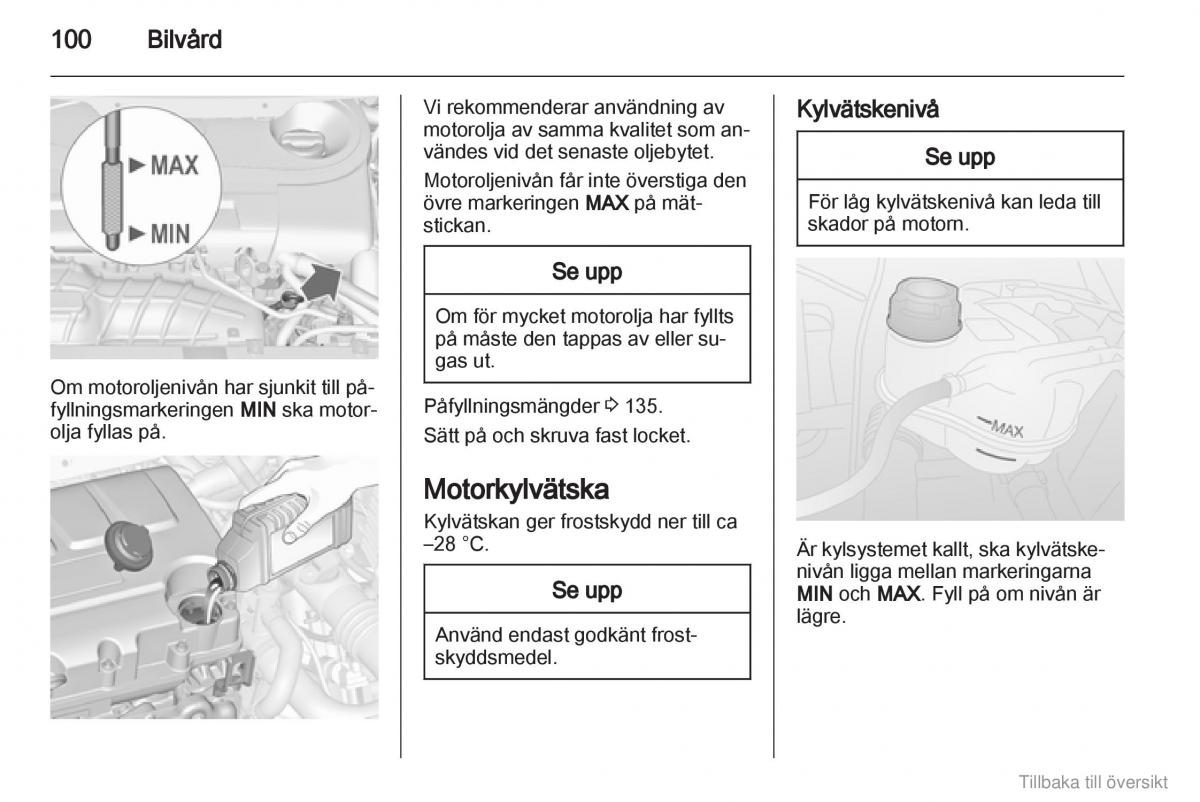 Opel Combo D instruktionsbok / page 101