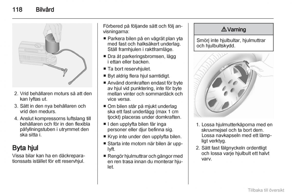 Opel Combo D instruktionsbok / page 119