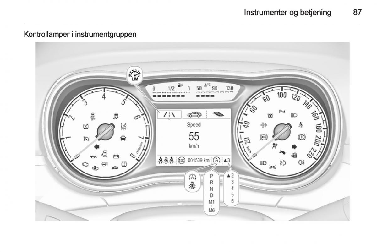 Opel Corsa D Bilens instruktionsbog / page 89