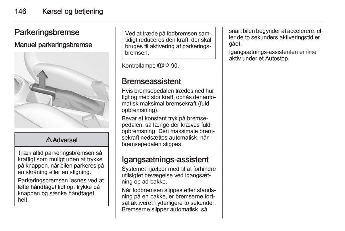 Opel Corsa D Bilens instruktionsbog / page 148