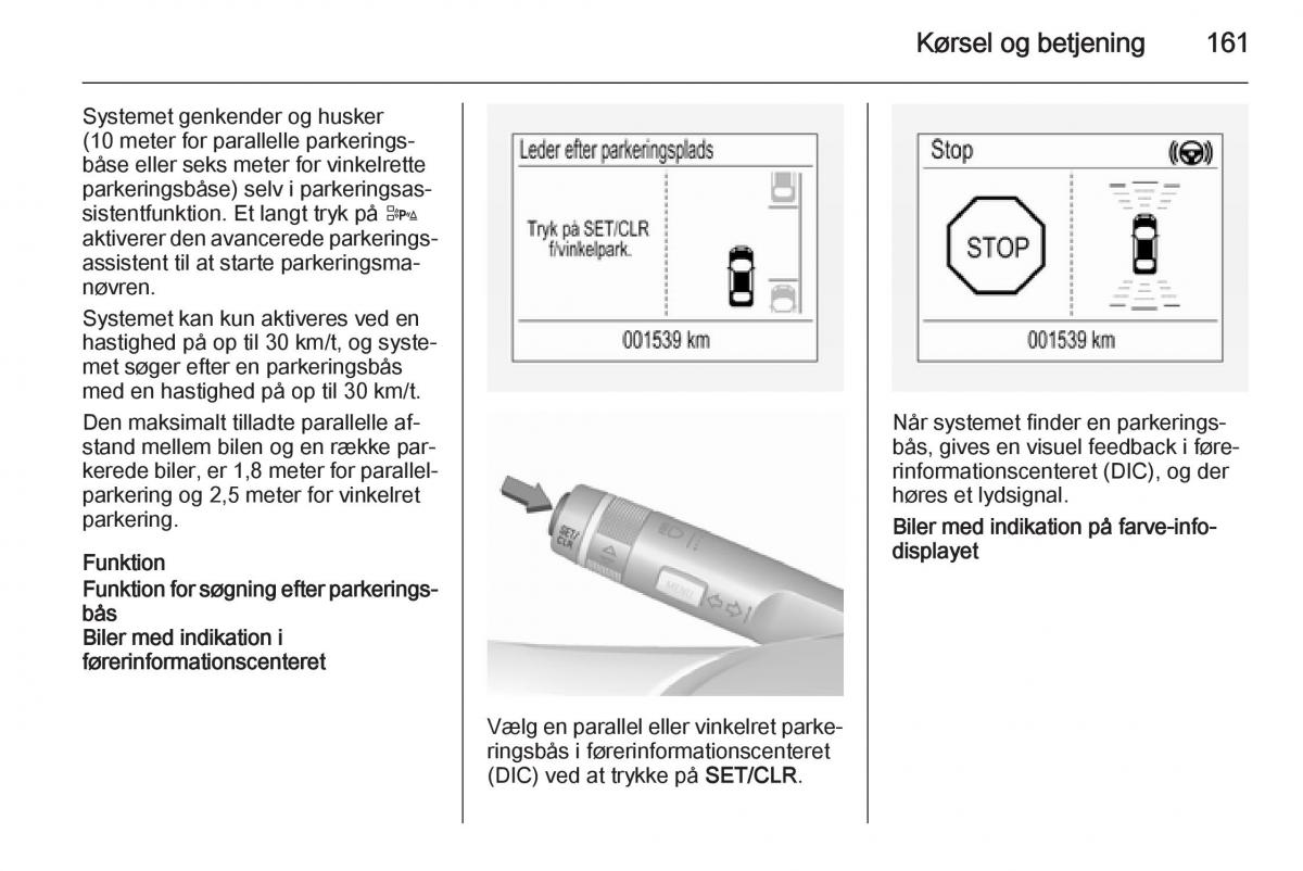 Opel Corsa D Bilens instruktionsbog / page 163