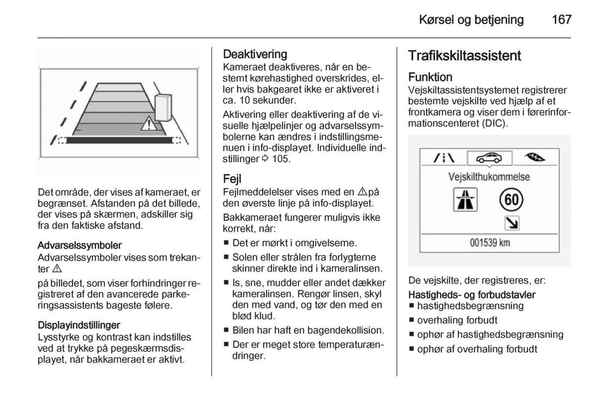 Opel Corsa D Bilens instruktionsbog / page 169