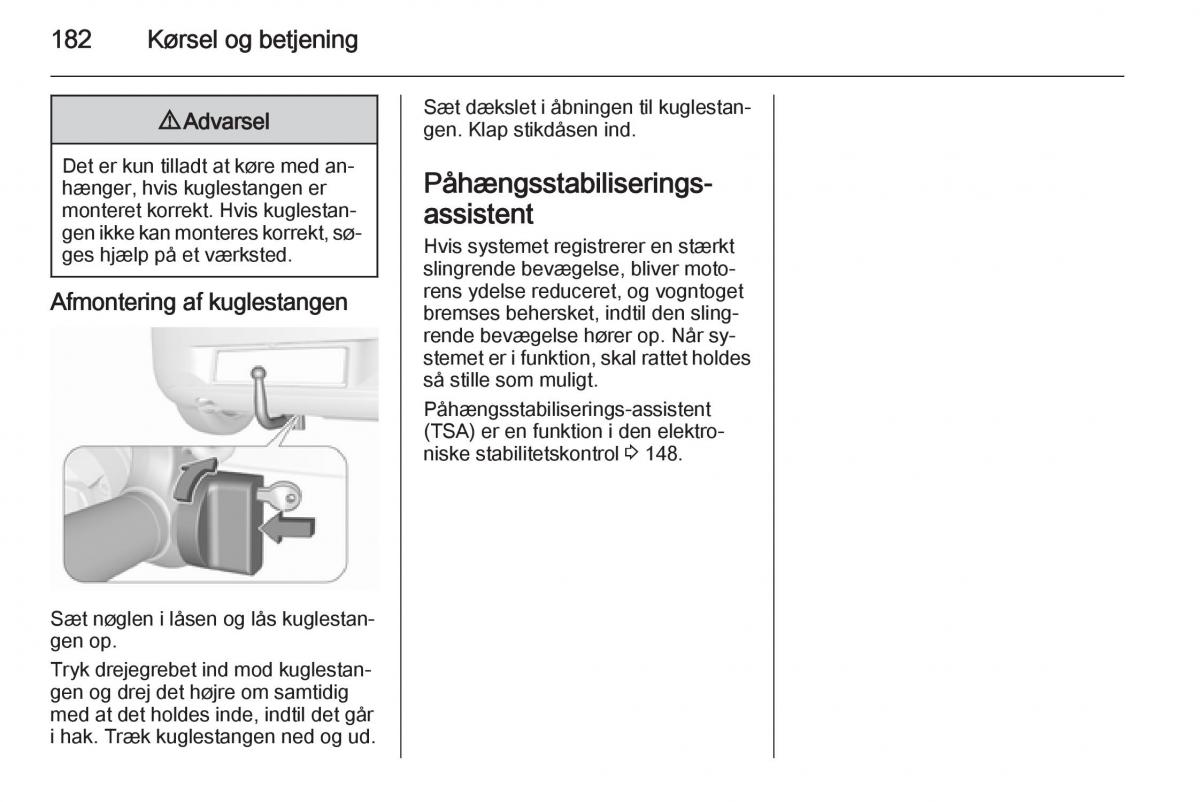 Opel Corsa D Bilens instruktionsbog / page 184