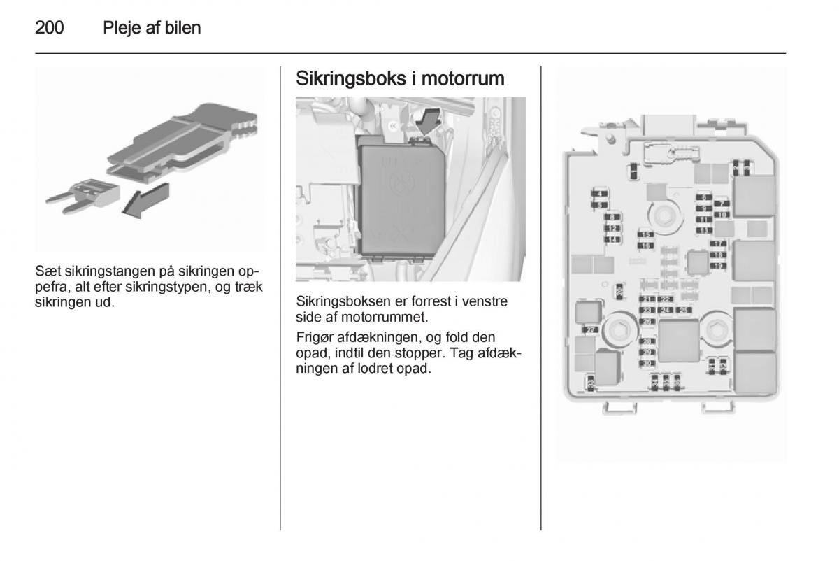 Opel Corsa D Bilens instruktionsbog / page 202