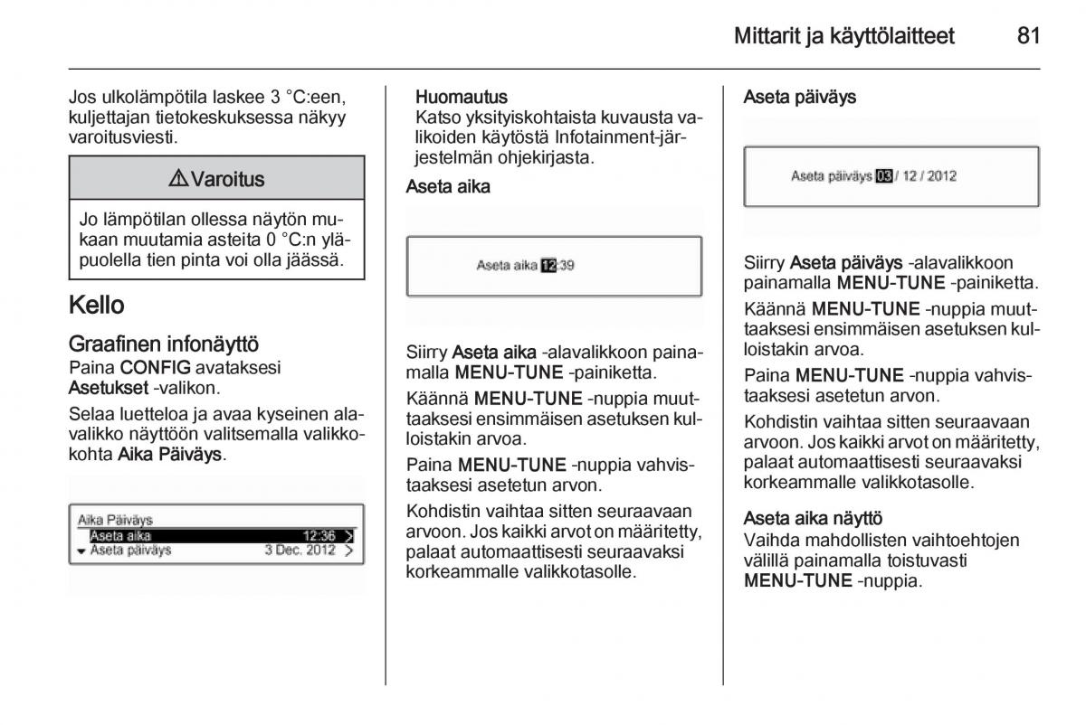 Opel Corsa D omistajan kasikirja / page 83