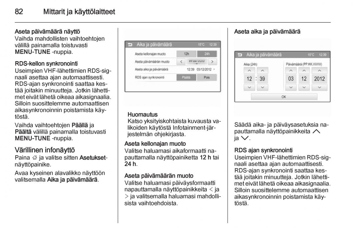 Opel Corsa D omistajan kasikirja / page 84