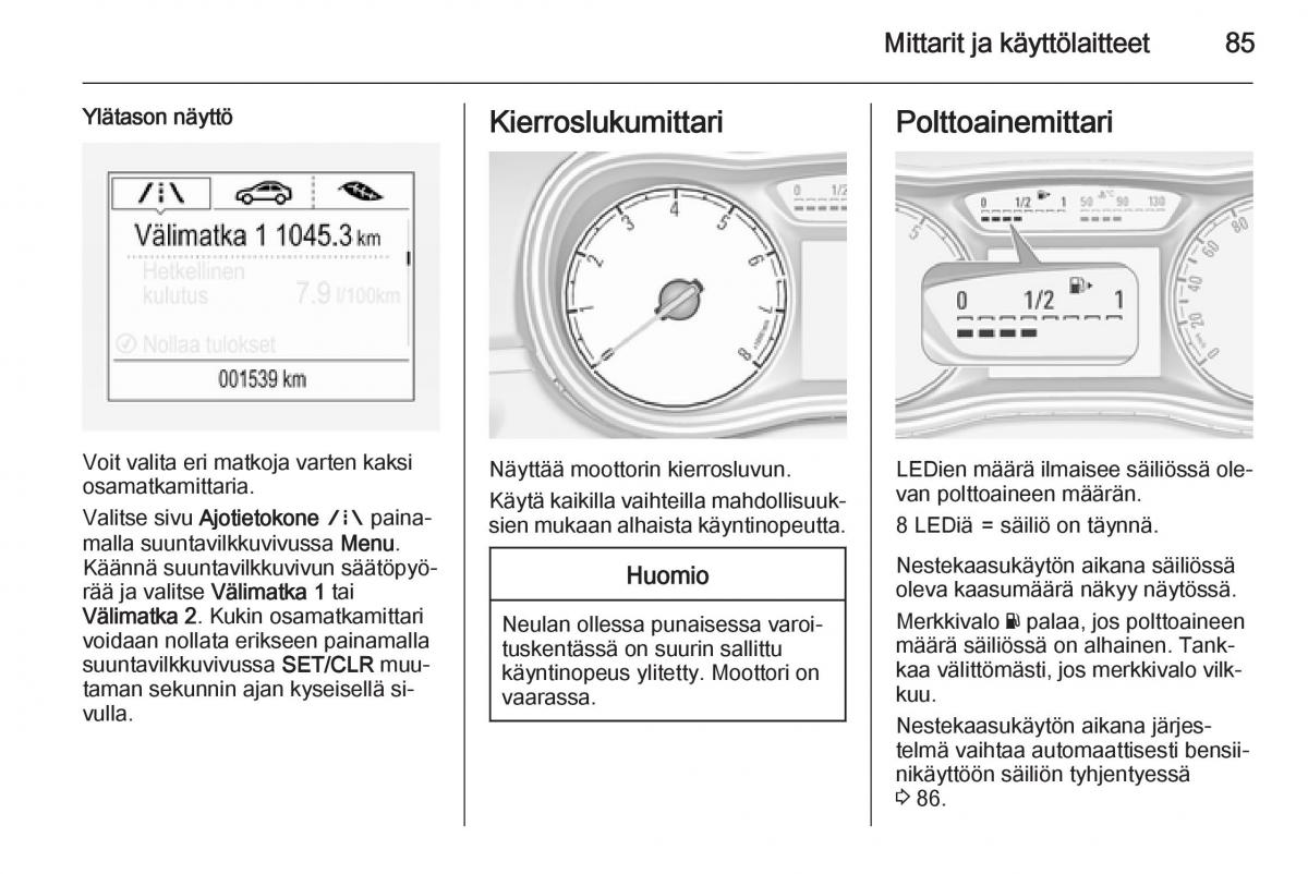 Opel Corsa D omistajan kasikirja / page 87