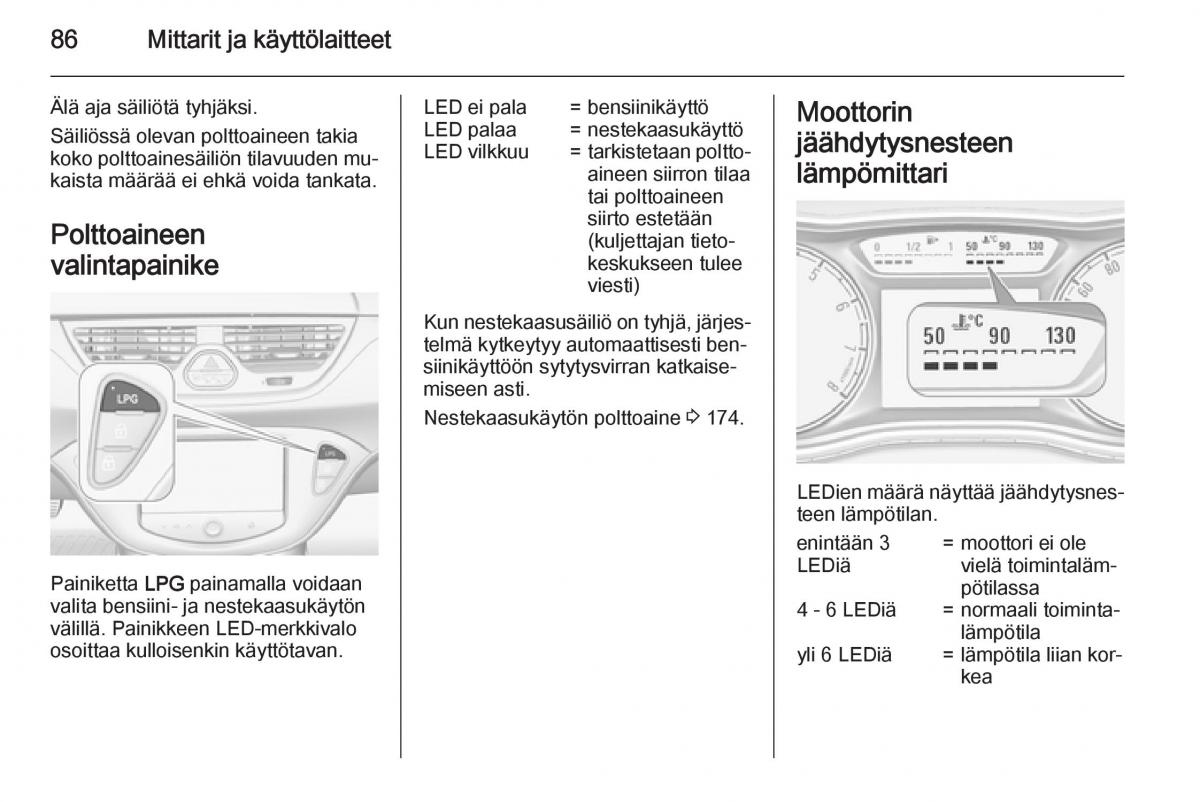 Opel Corsa D omistajan kasikirja / page 88