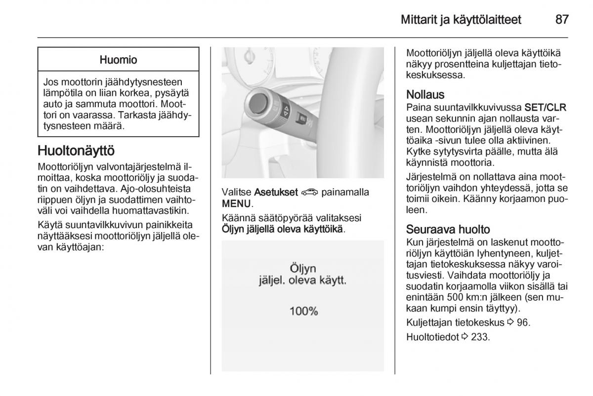 Opel Corsa D omistajan kasikirja / page 89