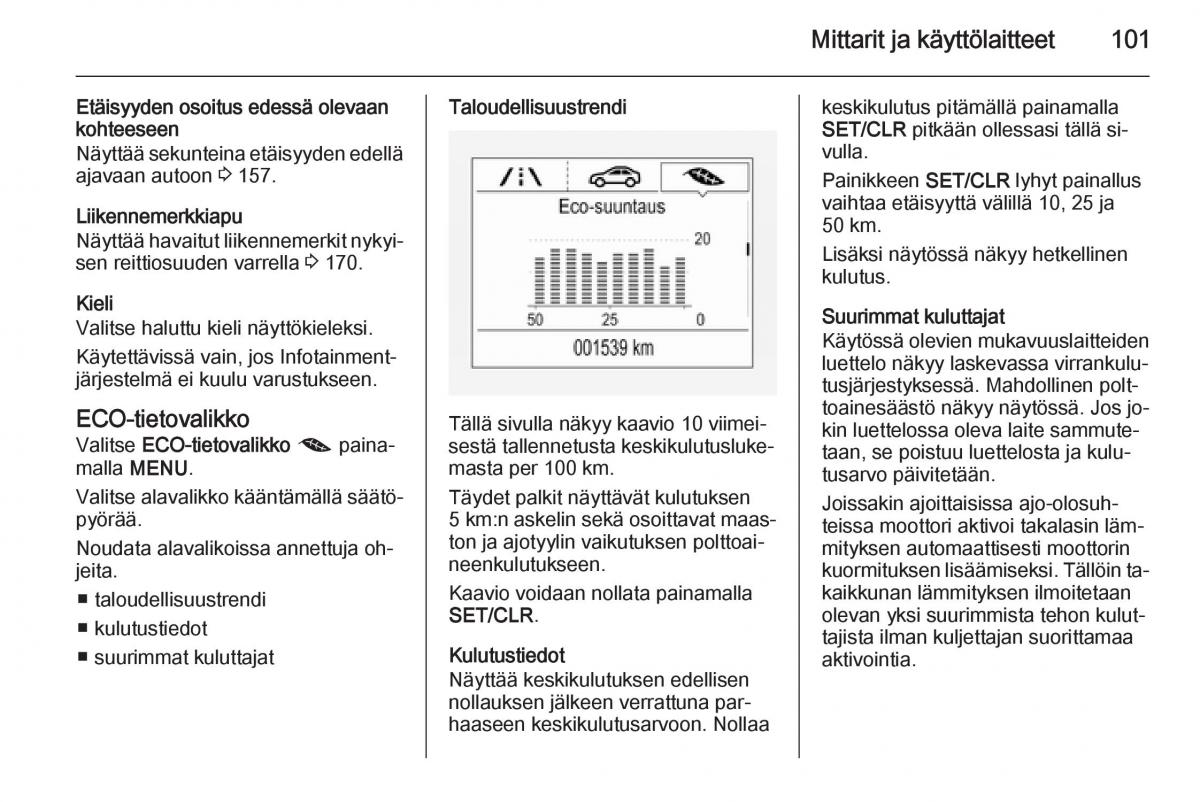 Opel Corsa D omistajan kasikirja / page 103