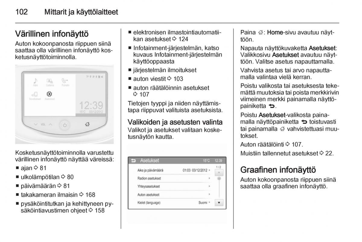 Opel Corsa D omistajan kasikirja / page 104