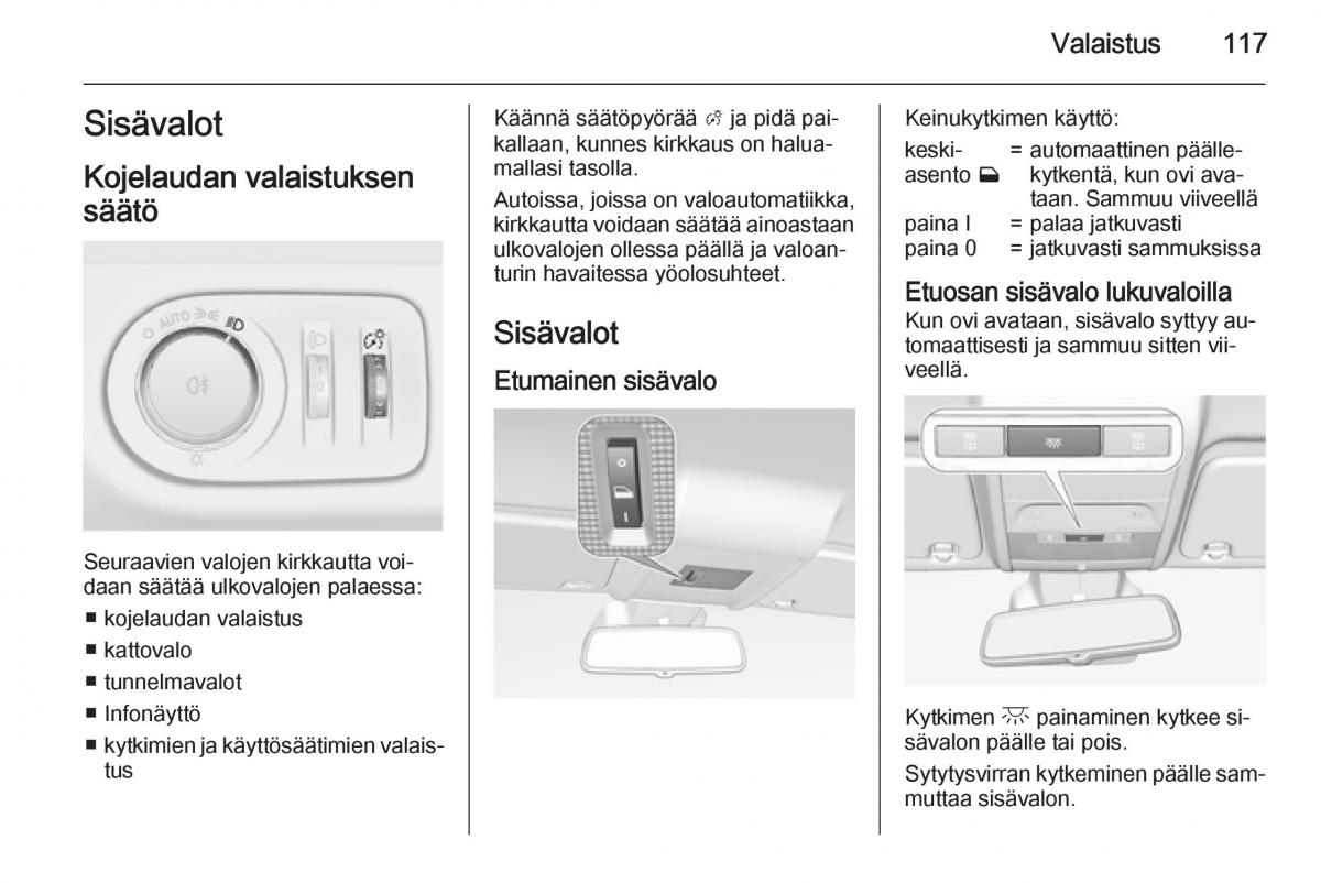 Opel Corsa D omistajan kasikirja / page 119