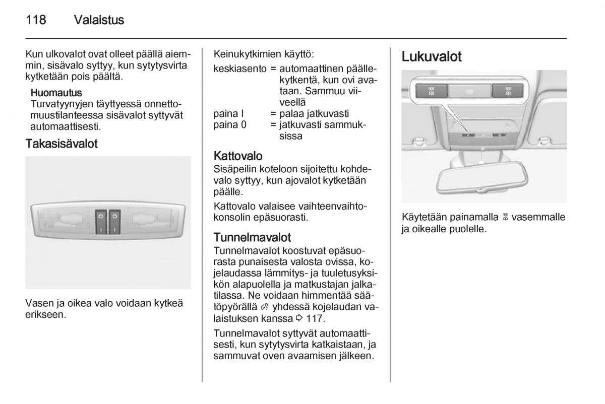 Opel Corsa D omistajan kasikirja / page 120