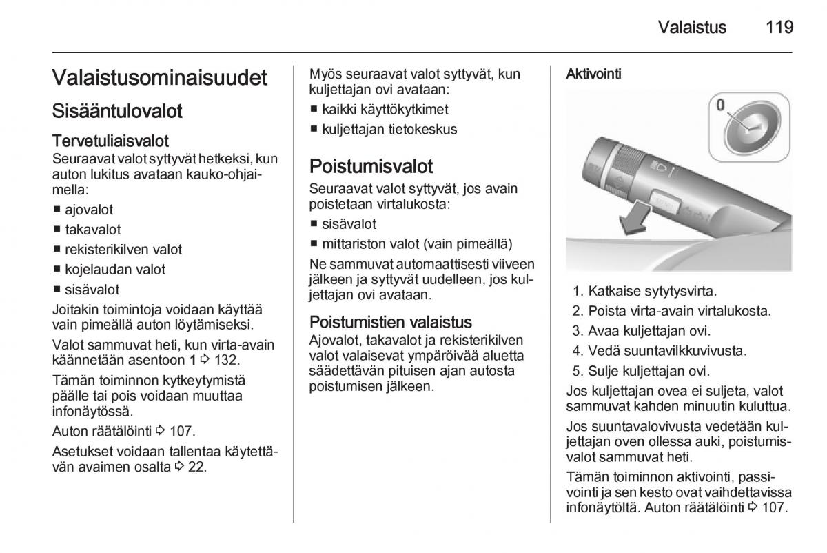 Opel Corsa D omistajan kasikirja / page 121