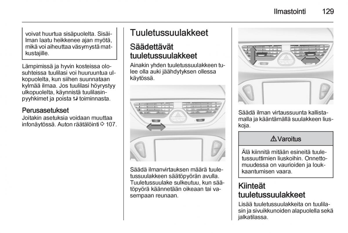 Opel Corsa D omistajan kasikirja / page 131