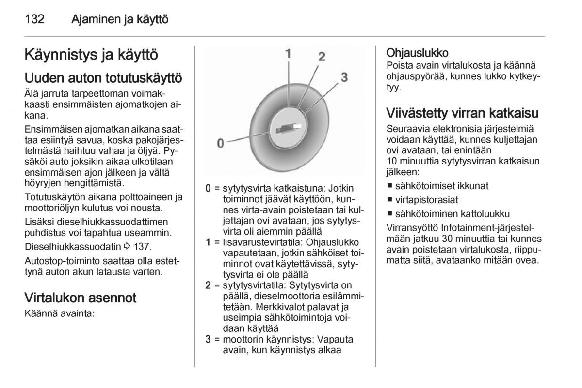 Opel Corsa D omistajan kasikirja / page 134