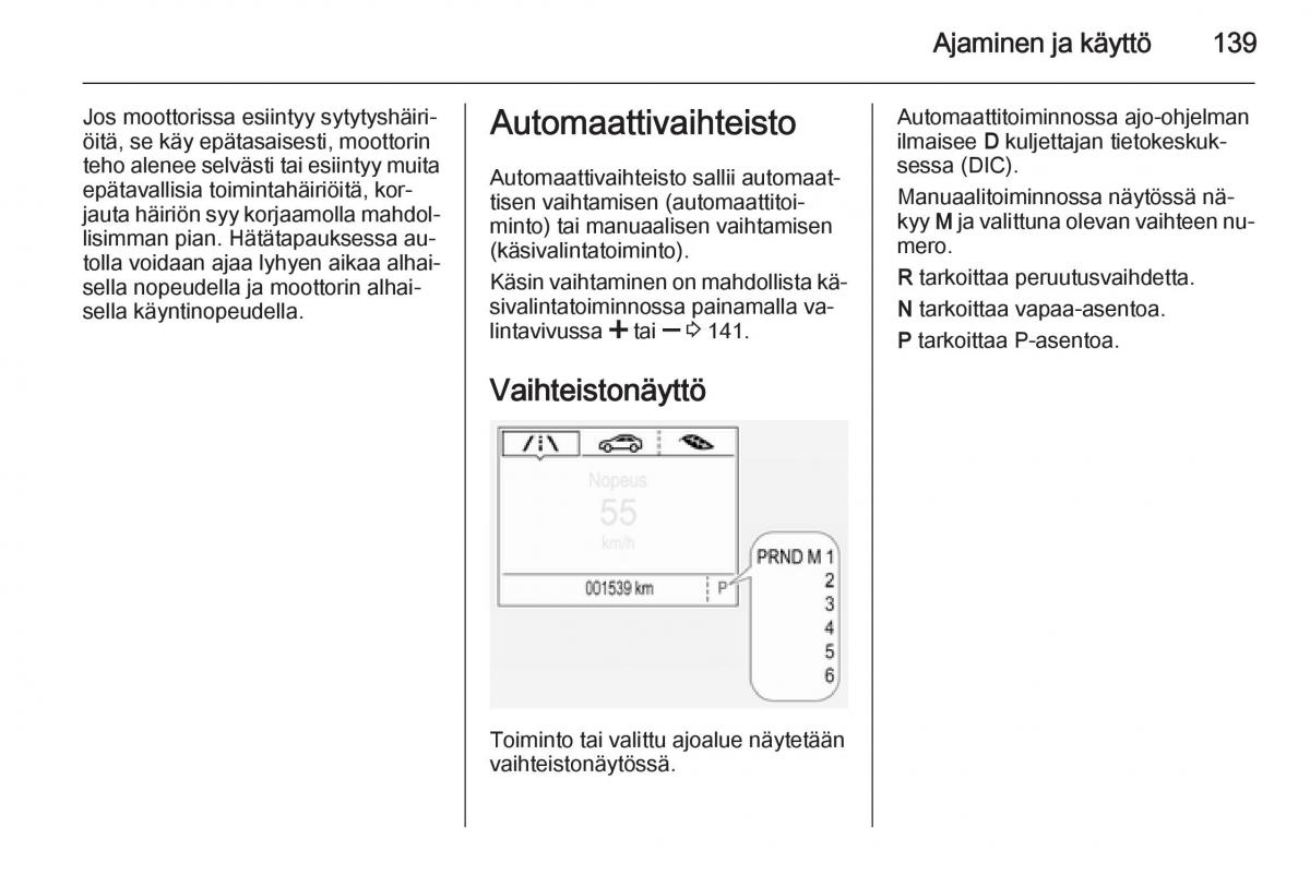 Opel Corsa D omistajan kasikirja / page 141