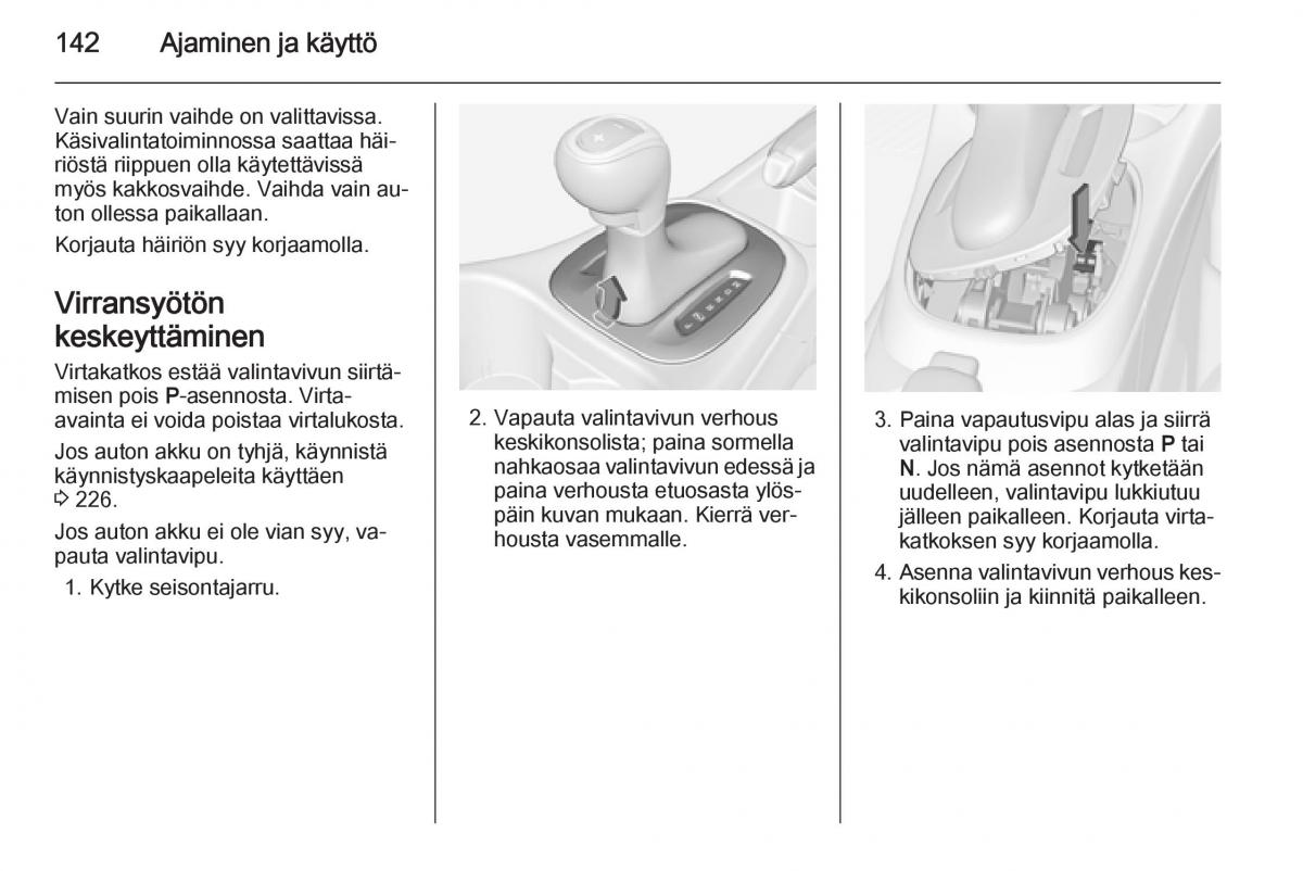 Opel Corsa D omistajan kasikirja / page 144