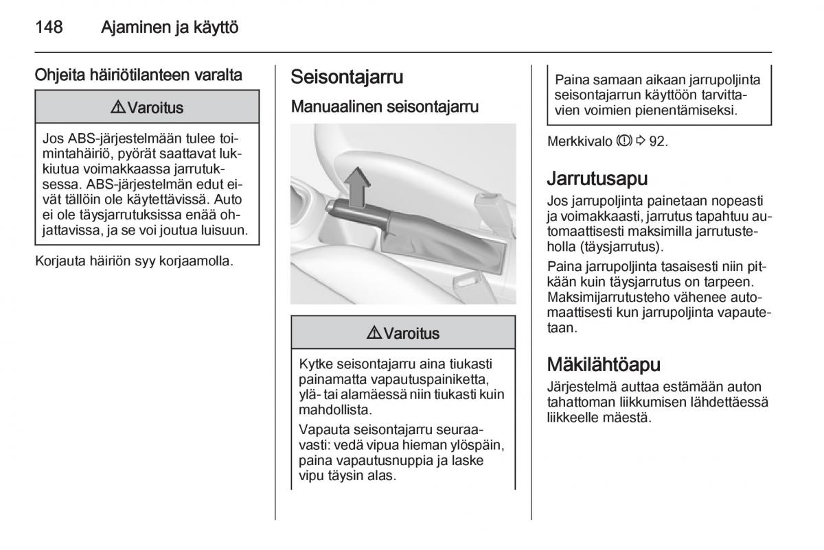 Opel Corsa D omistajan kasikirja / page 150