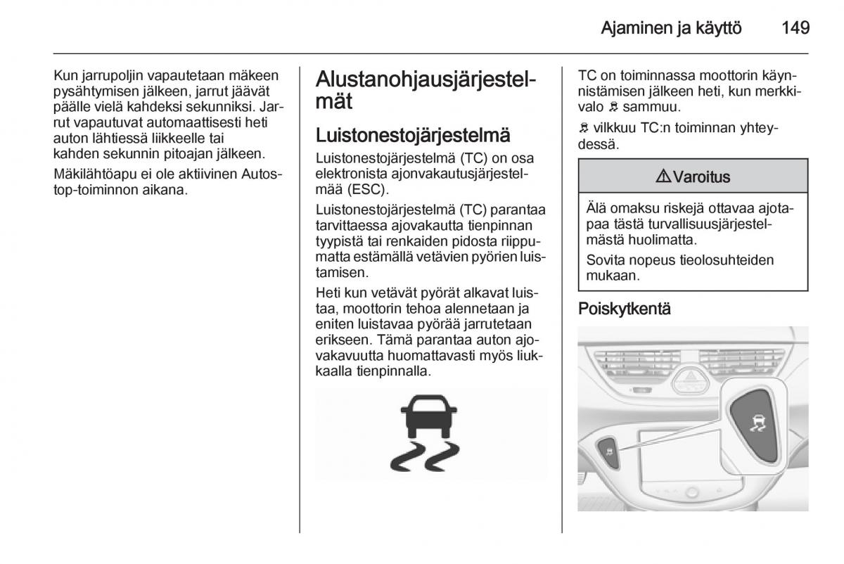 Opel Corsa D omistajan kasikirja / page 151