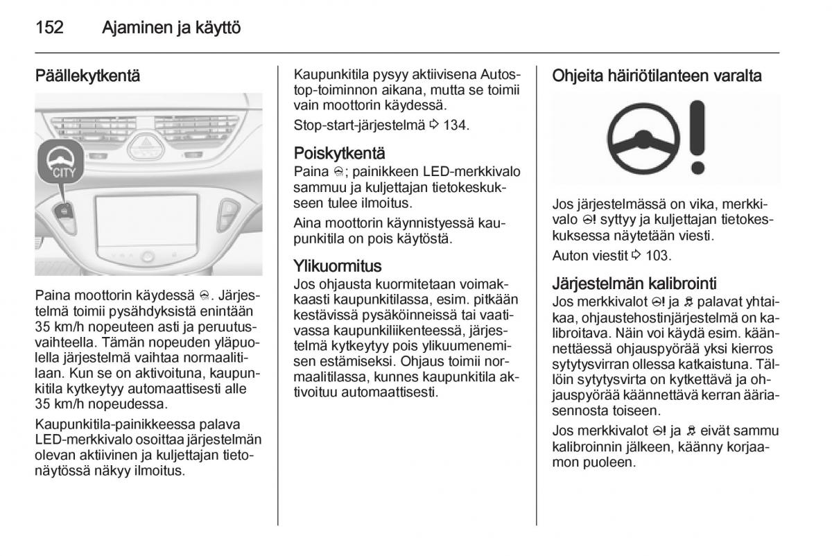 Opel Corsa D omistajan kasikirja / page 154