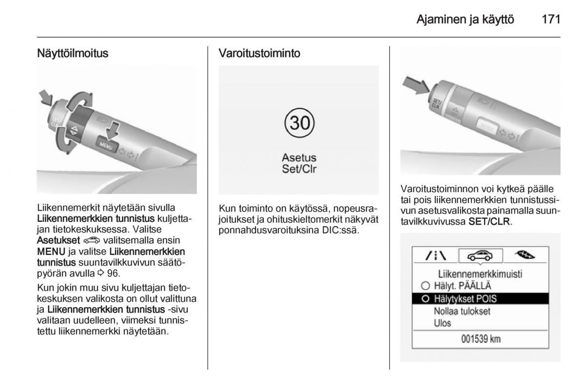 Opel Corsa D omistajan kasikirja / page 173