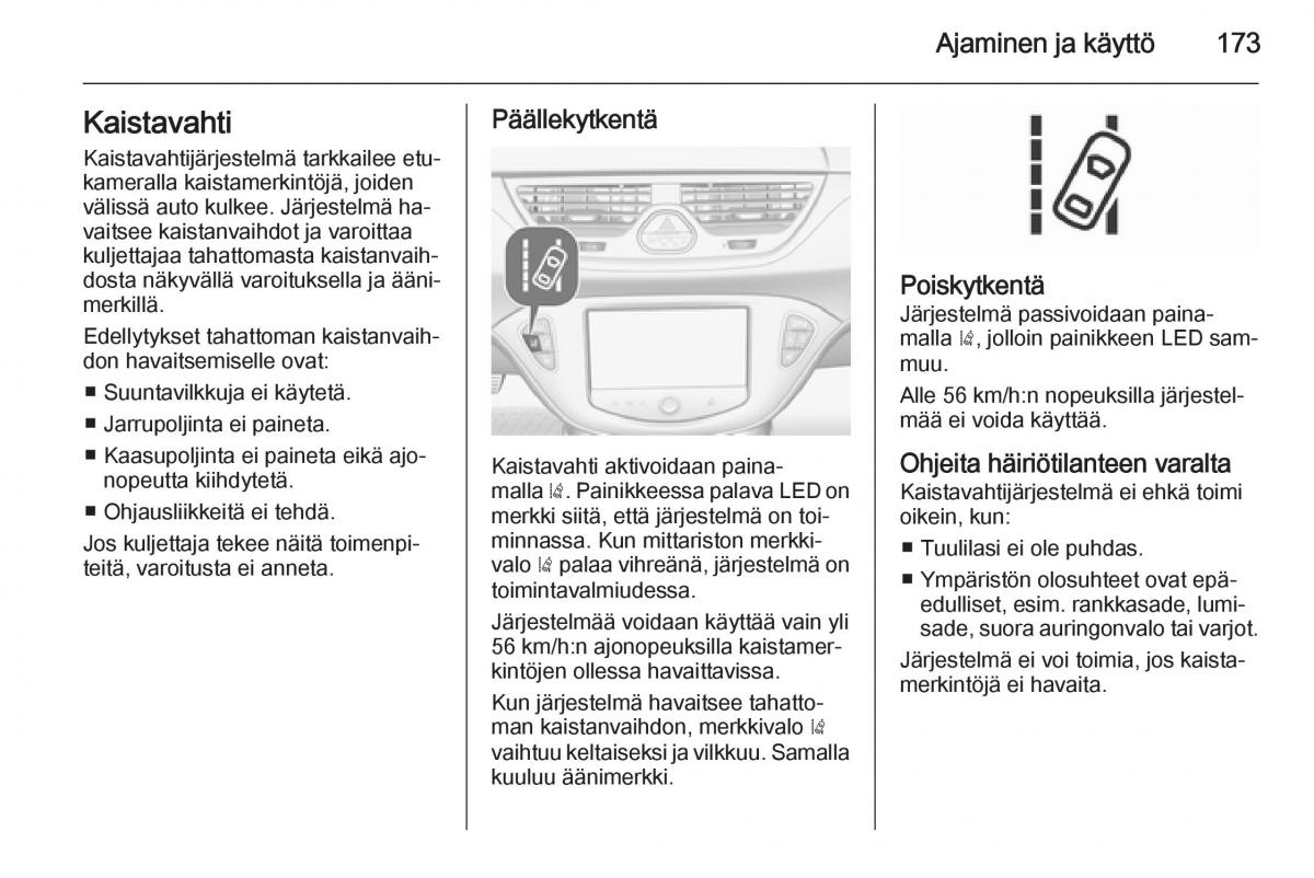 Opel Corsa D omistajan kasikirja / page 175