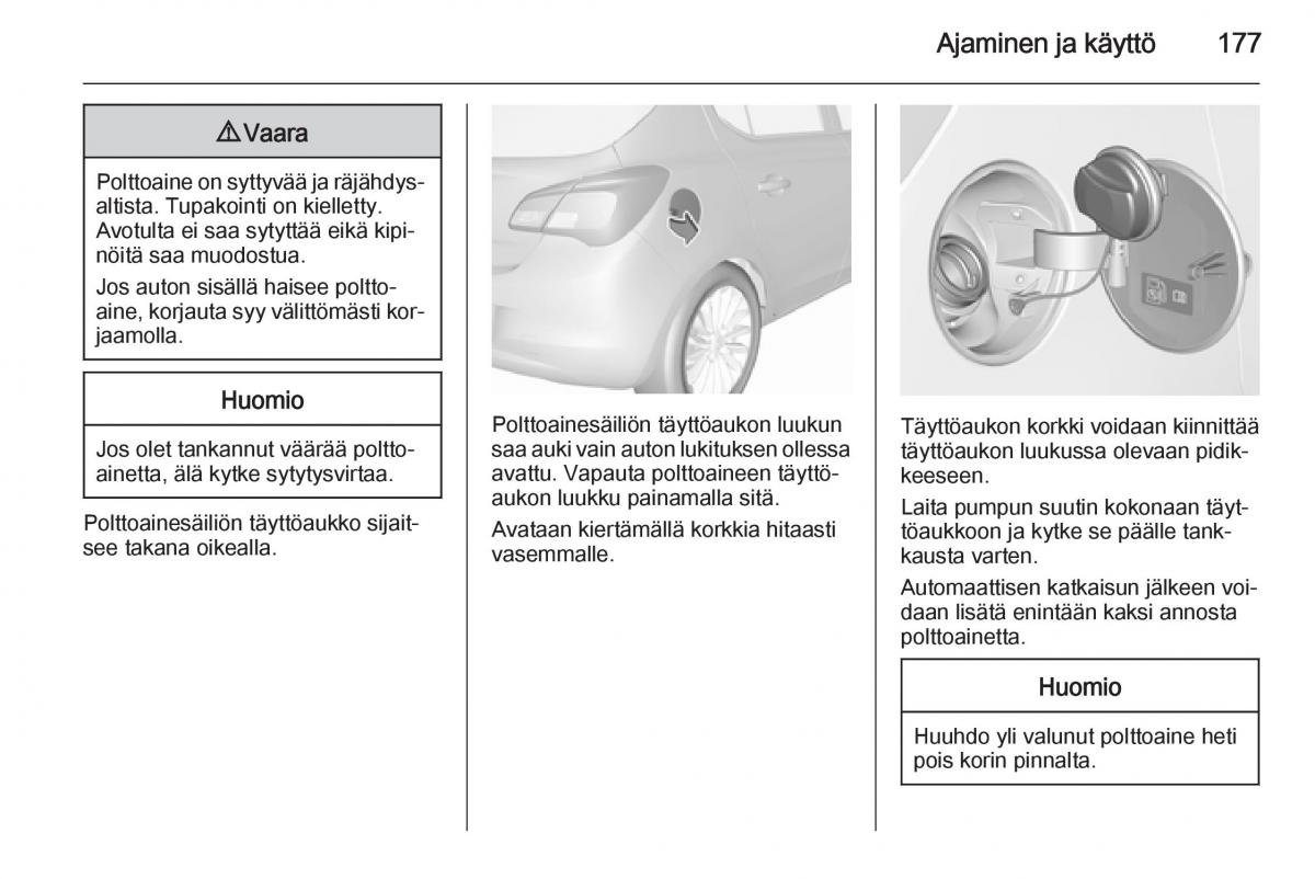 Opel Corsa D omistajan kasikirja / page 179