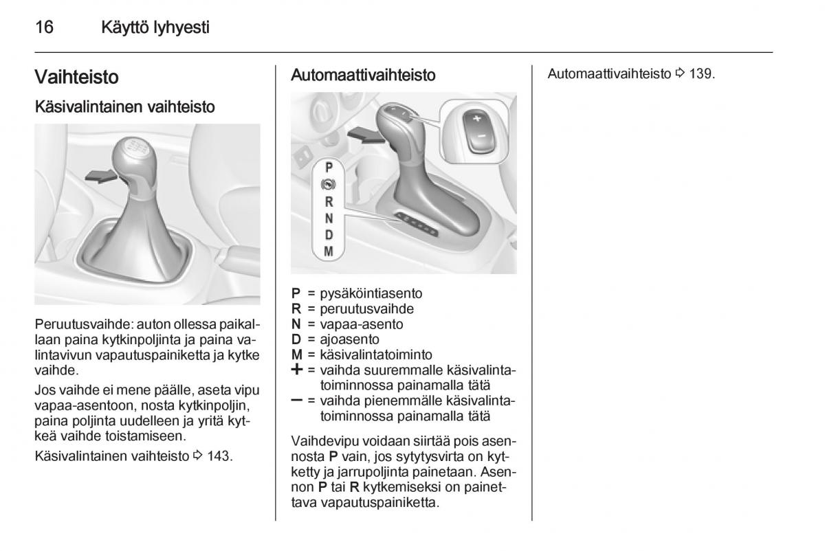 Opel Corsa D omistajan kasikirja / page 18