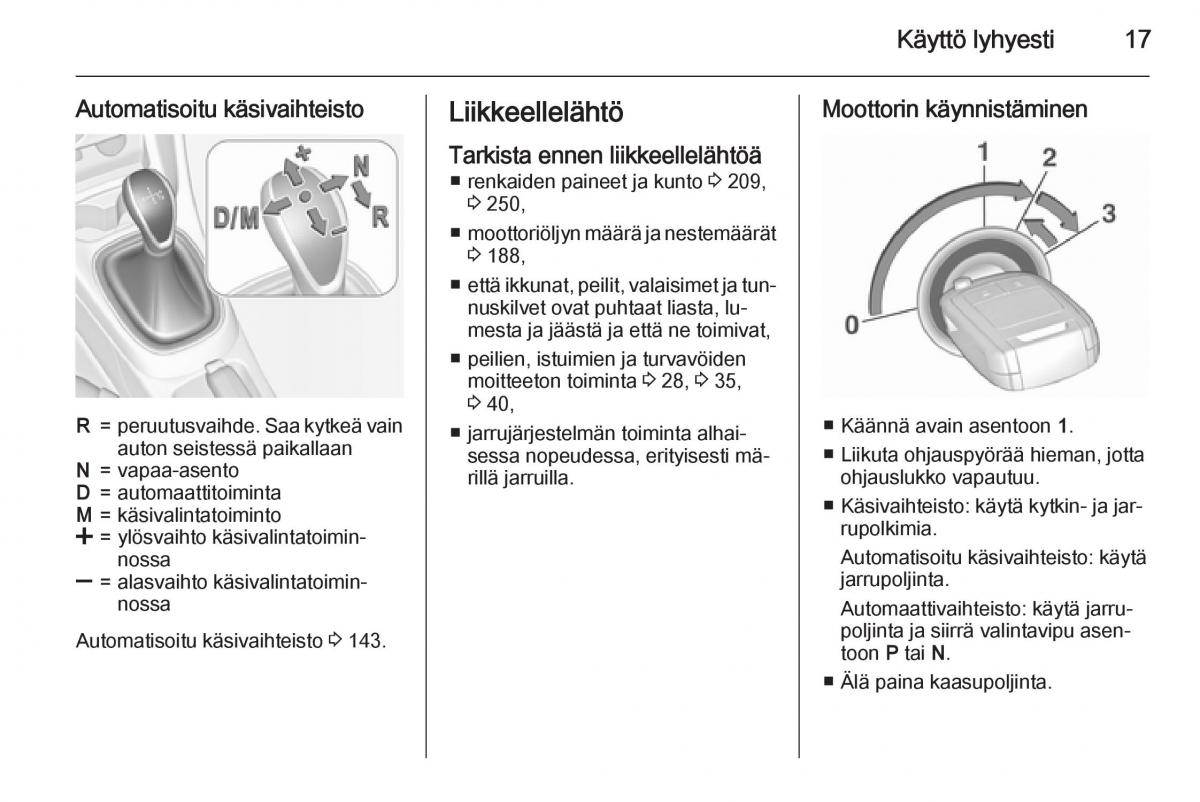 Opel Corsa D omistajan kasikirja / page 19