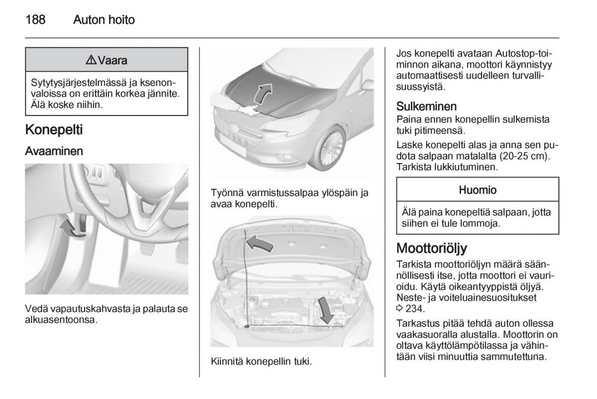 Opel Corsa D omistajan kasikirja / page 190