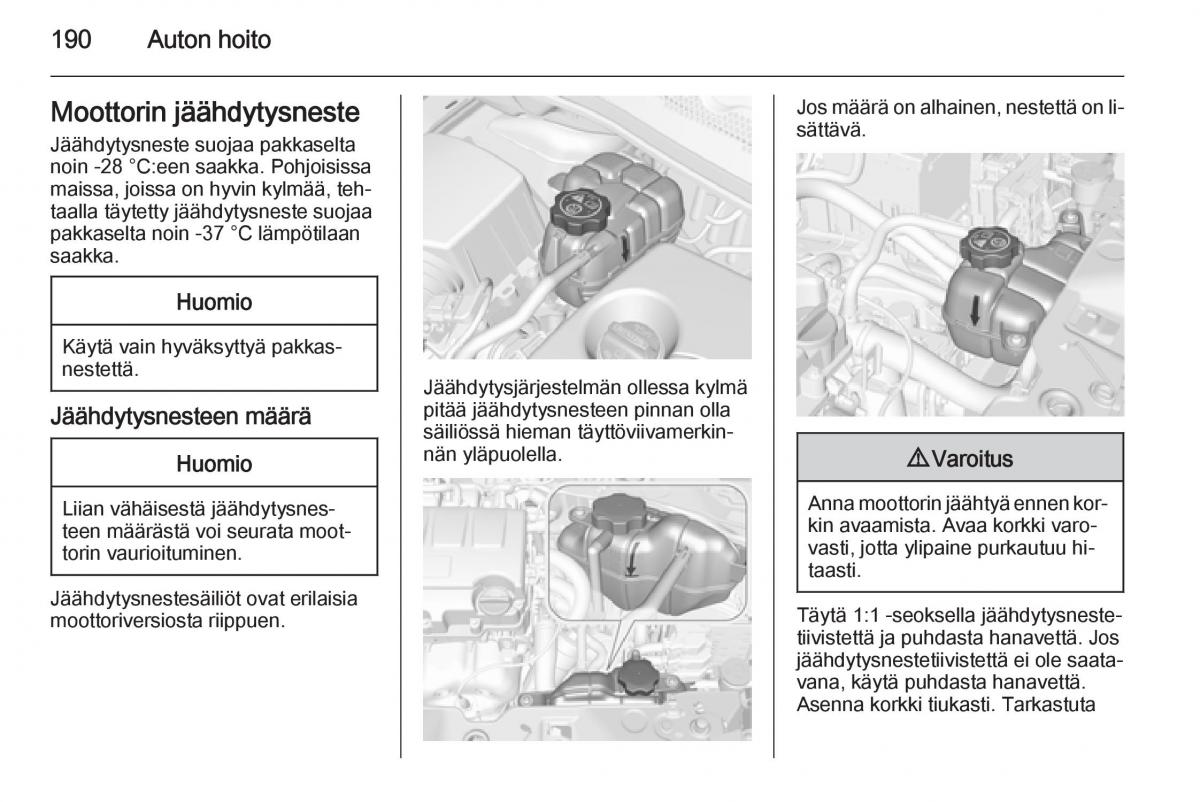 Opel Corsa D omistajan kasikirja / page 192