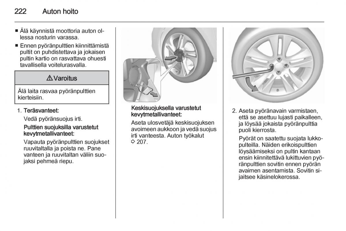 Opel Corsa D omistajan kasikirja / page 224