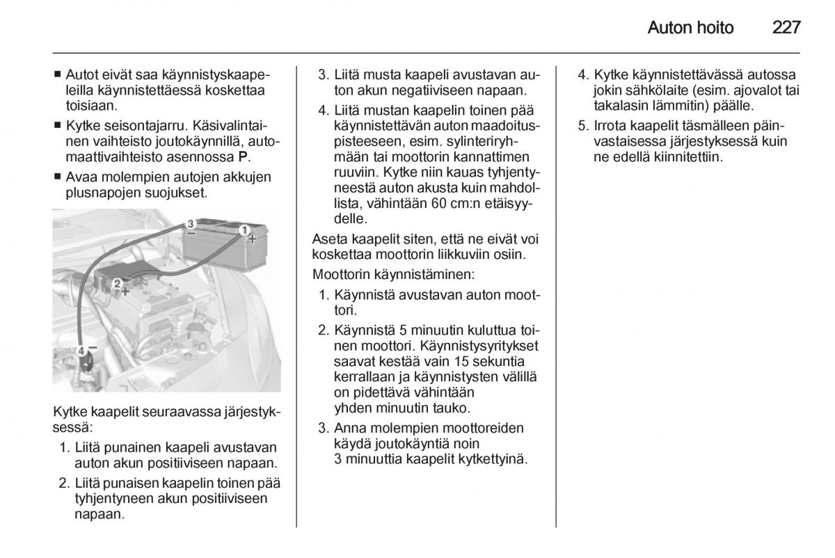 Opel Corsa D omistajan kasikirja / page 229