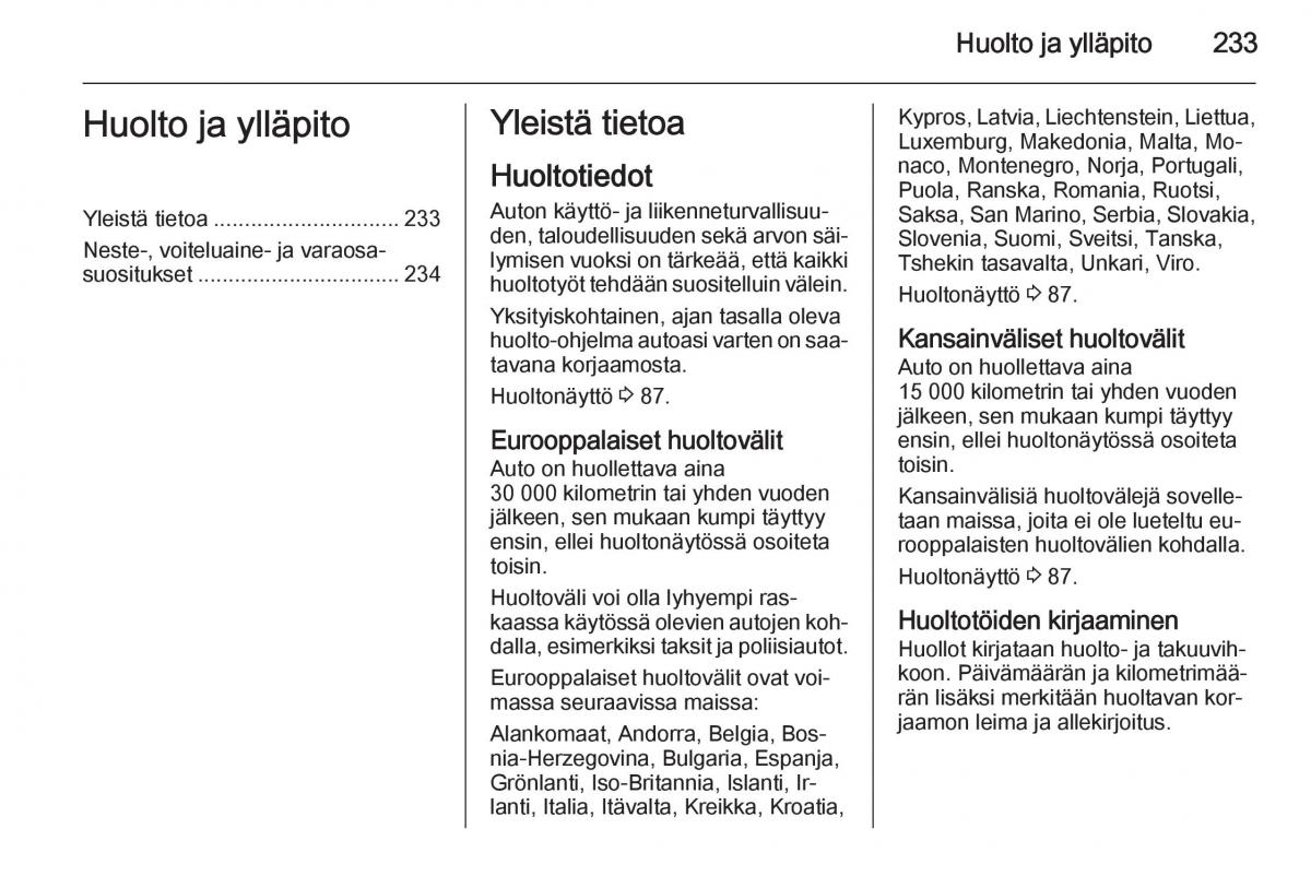 Opel Corsa D omistajan kasikirja / page 235