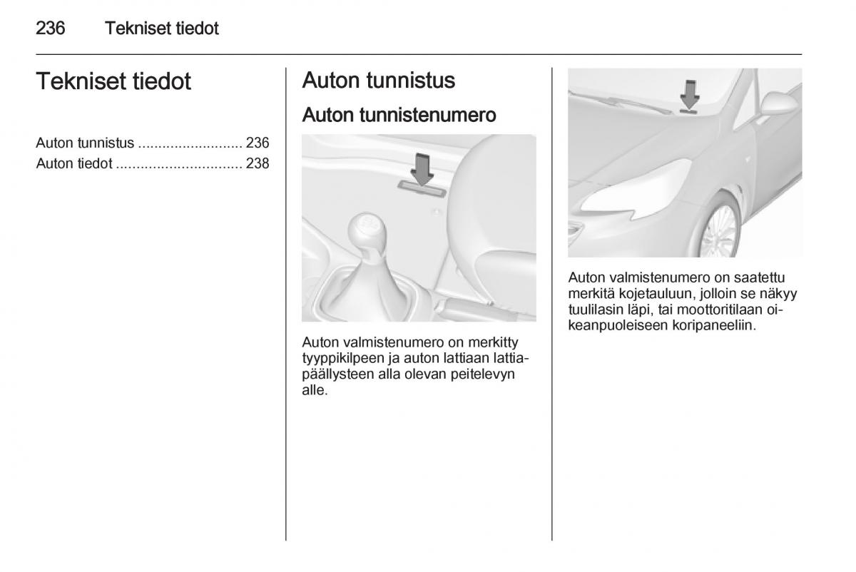 Opel Corsa D omistajan kasikirja / page 238