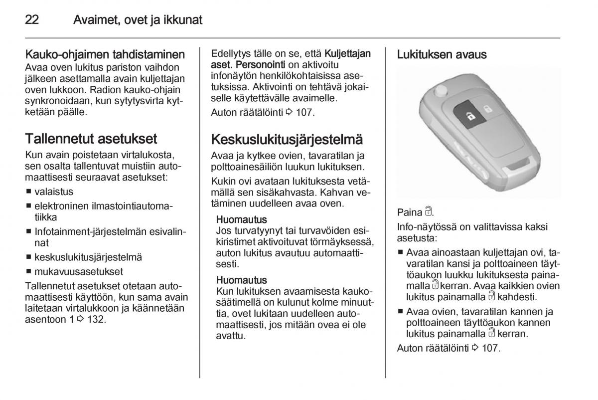 Opel Corsa D omistajan kasikirja / page 24