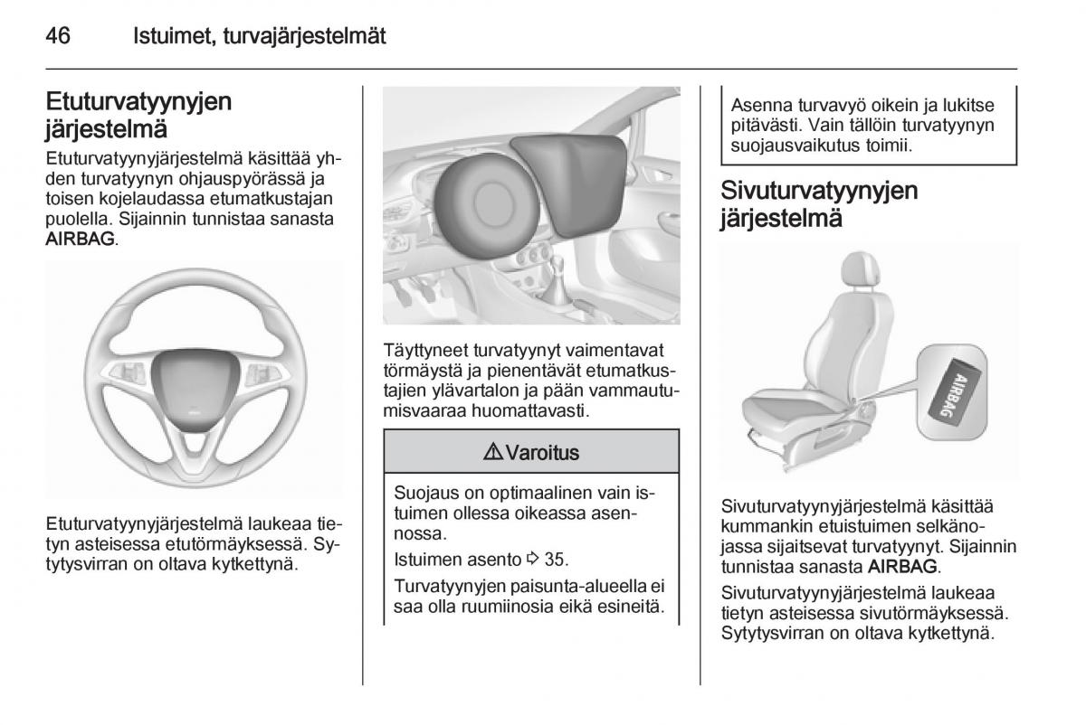 Opel Corsa D omistajan kasikirja / page 48