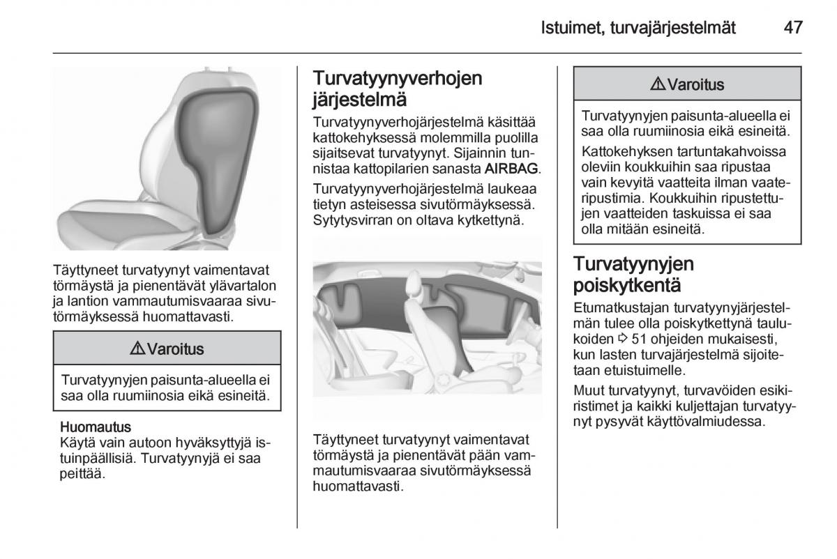 Opel Corsa D omistajan kasikirja / page 49