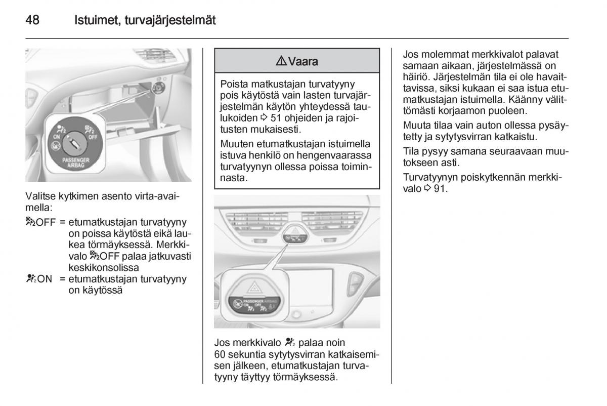 Opel Corsa D omistajan kasikirja / page 50