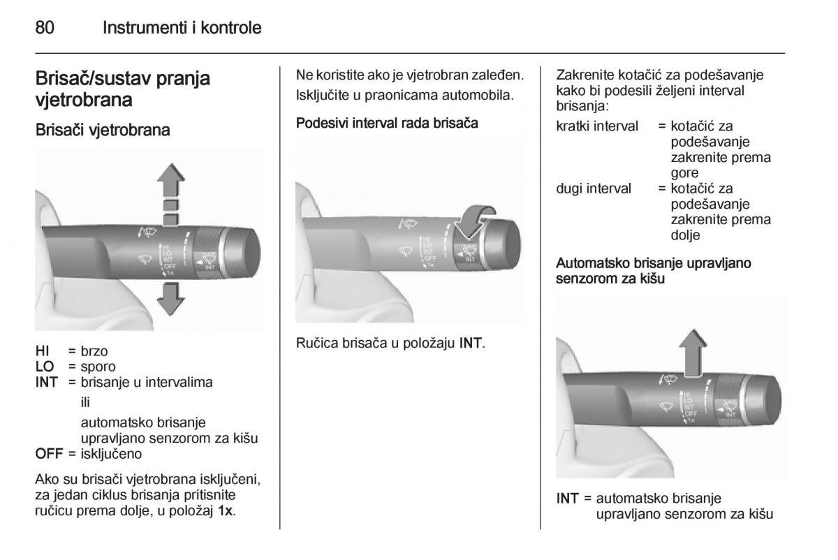 Opel Corsa D vlasnicko uputstvo / page 82