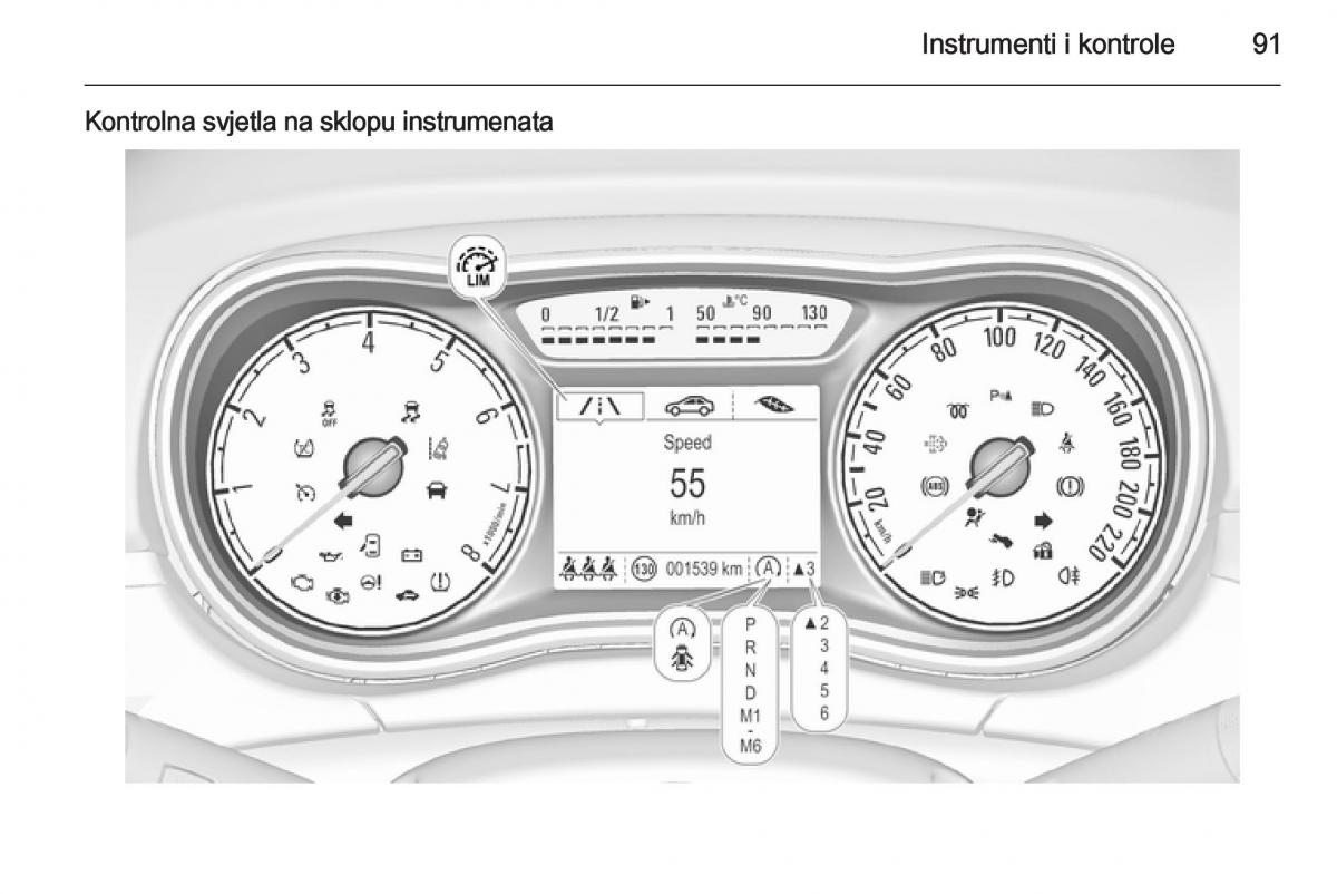 Opel Corsa D vlasnicko uputstvo / page 93