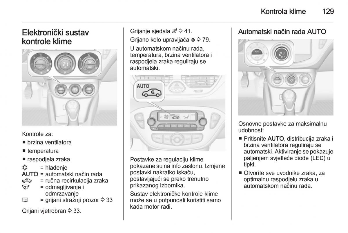 Opel Corsa D vlasnicko uputstvo / page 131