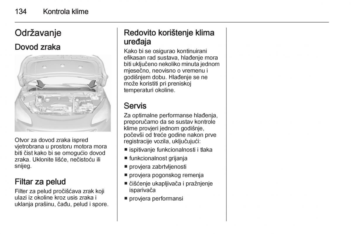 Opel Corsa D vlasnicko uputstvo / page 136