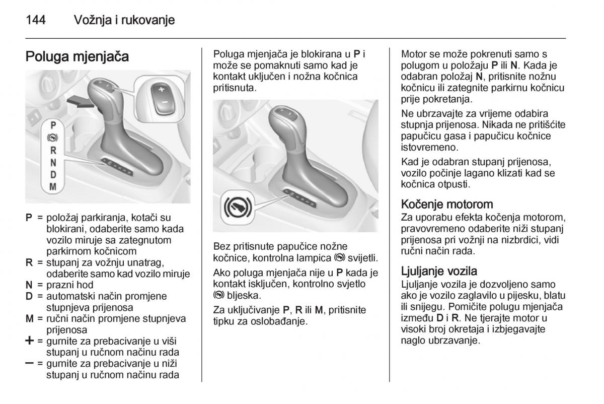 Opel Corsa D vlasnicko uputstvo / page 146