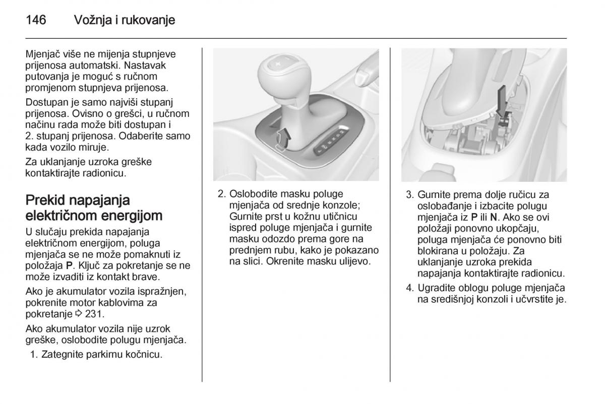 Opel Corsa D vlasnicko uputstvo / page 148