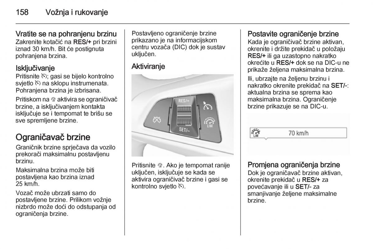 Opel Corsa D vlasnicko uputstvo / page 160