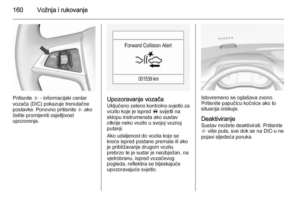 Opel Corsa D vlasnicko uputstvo / page 162